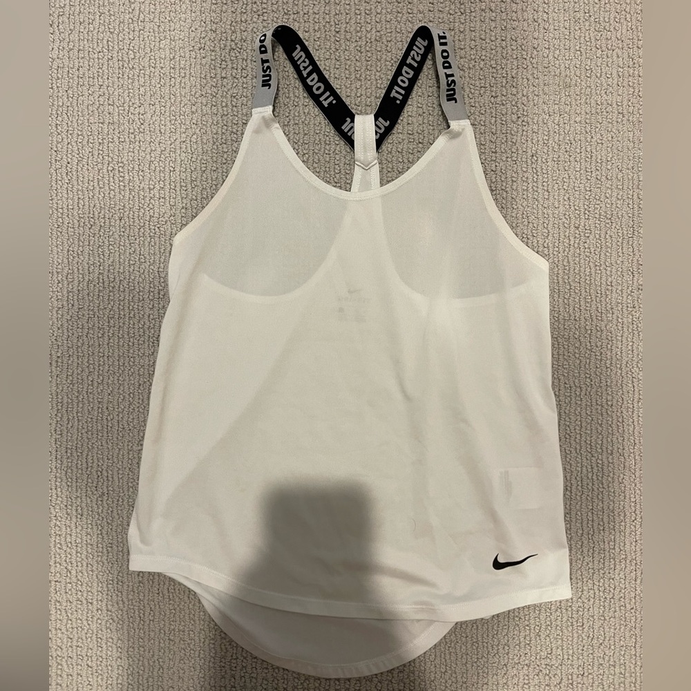 Nike Women’s White Running Tank